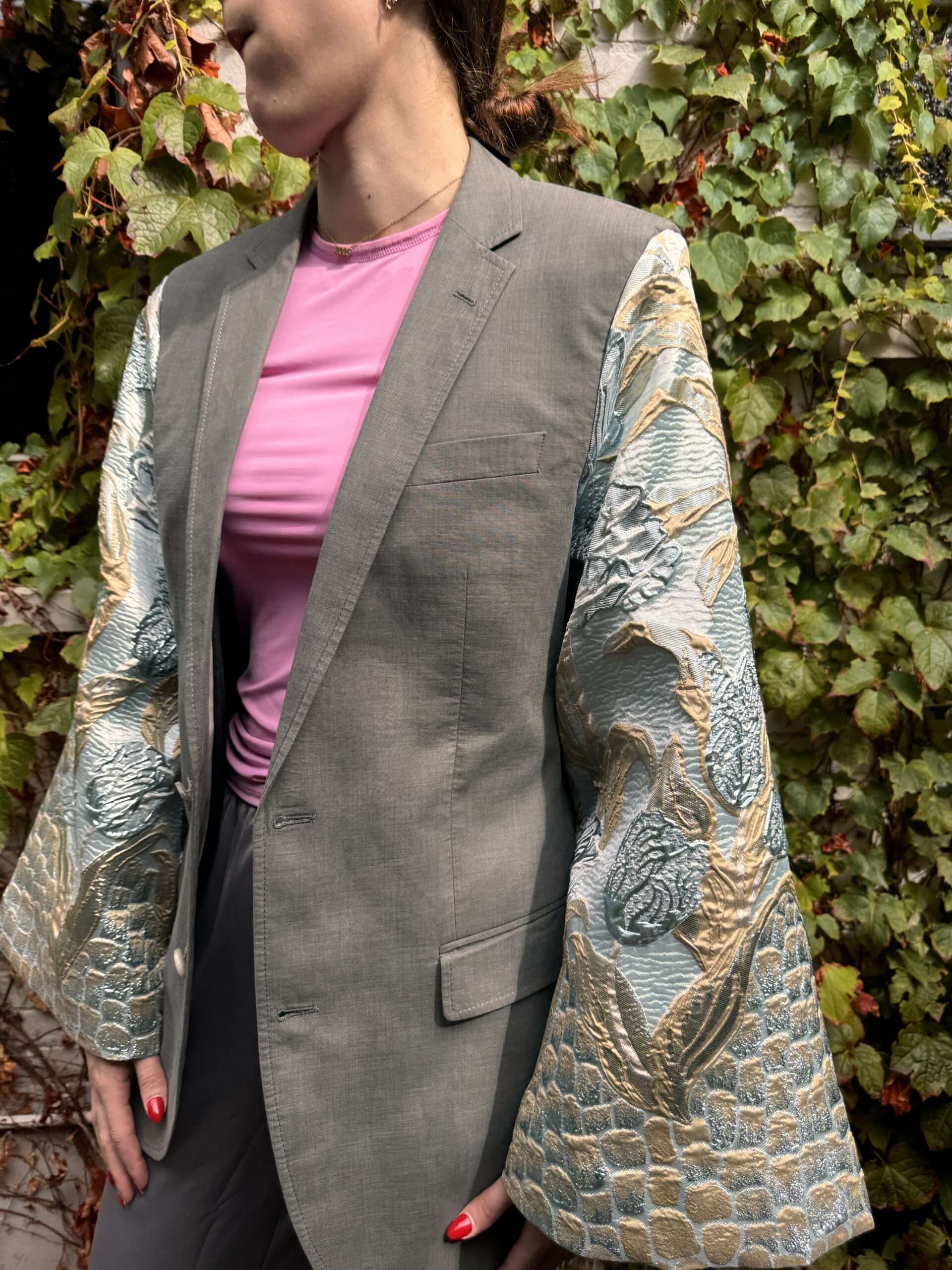 Image Renée blazer taupe/aqua S/M